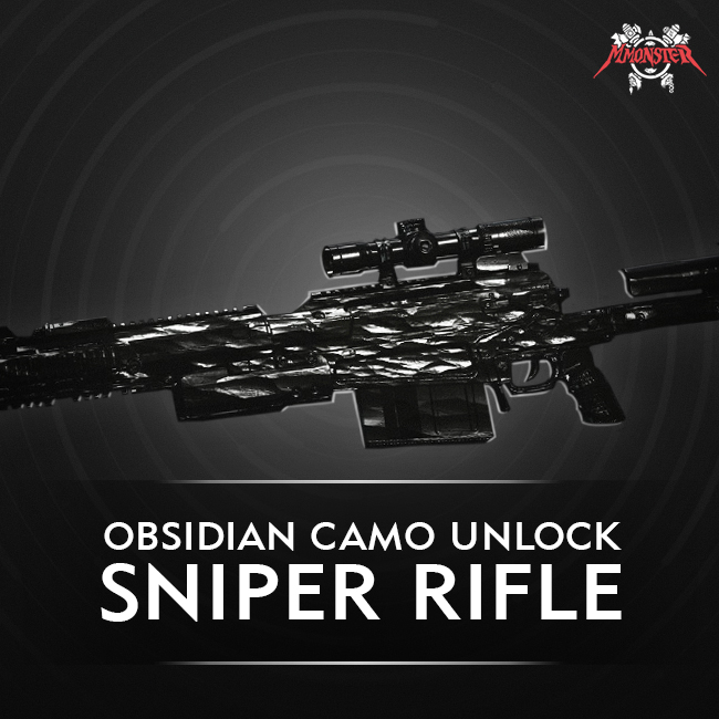 CoD MW Sniper Rifle Obsidian Camo Unlock Boost